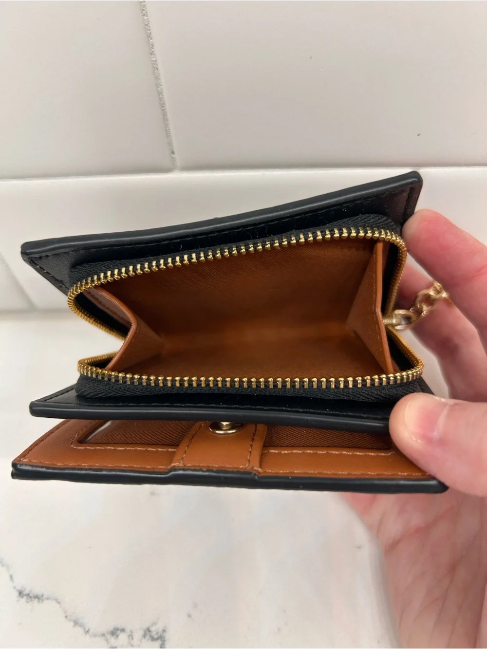 NWOT Cosmic Coach Snap Wallet in Signature Canvas with Rexy Print